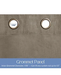 Linen Slub Blackout Grommet Pair (2 Panels