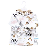 Hudson Baby Baby Boys Hudson Ultra-Soft Mink-Feel Poolside & Beach Cover-Up Robe with Cozy Faux Fur Interior