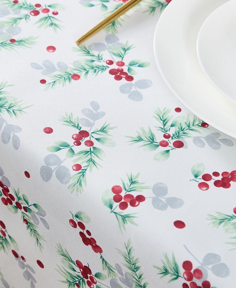 Laura Ashley Easy Care Holiday Tablecloth