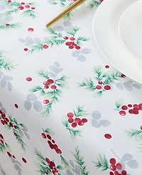 Laura Ashley Easy Care Holiday Tablecloth
