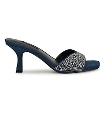 Nine West Women's Rokke Slip-On Tapered Heel Sandals