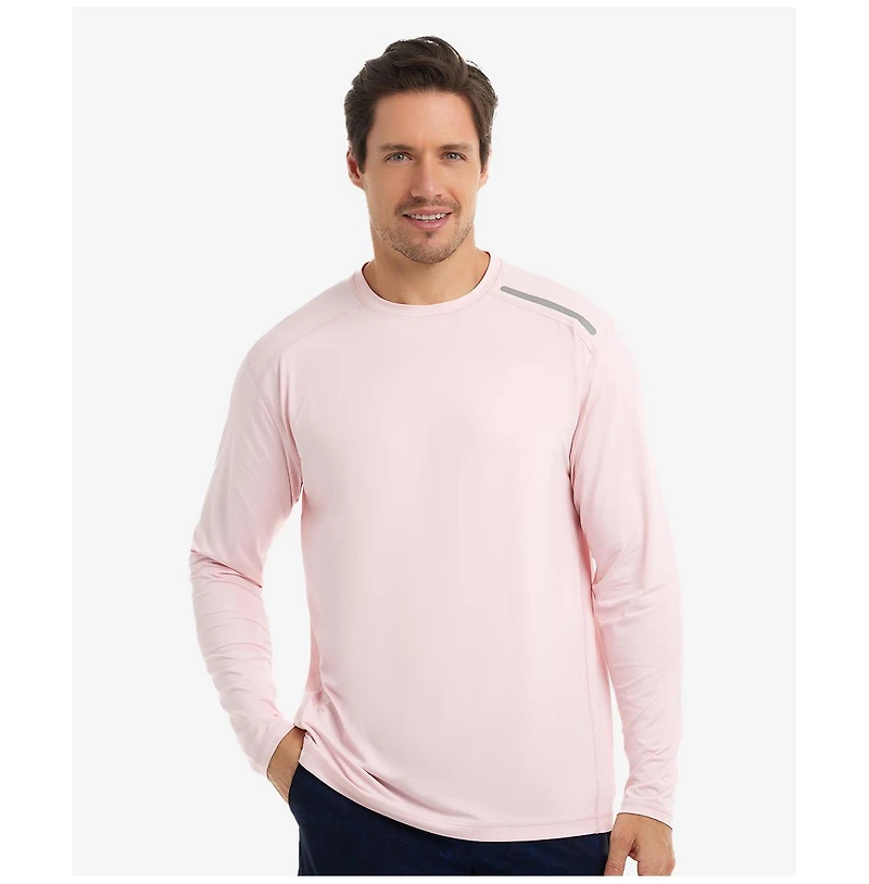 Men's Upf 50+ Sun Protective Long Sleeve Jet Tee