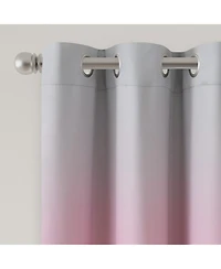 Blackout Grommet Taylor Ombre Curtains Pair, Rainbow