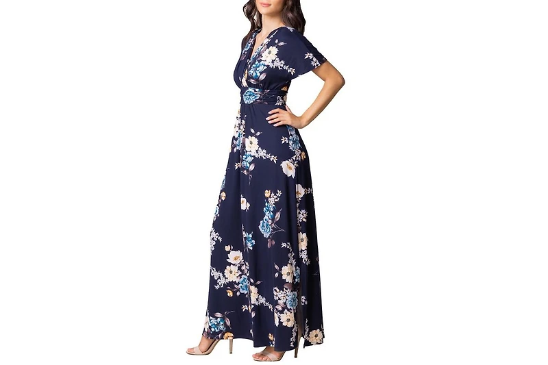 Kiyonna Women's Vienna Kimono Sleeve Long Maxi Dress