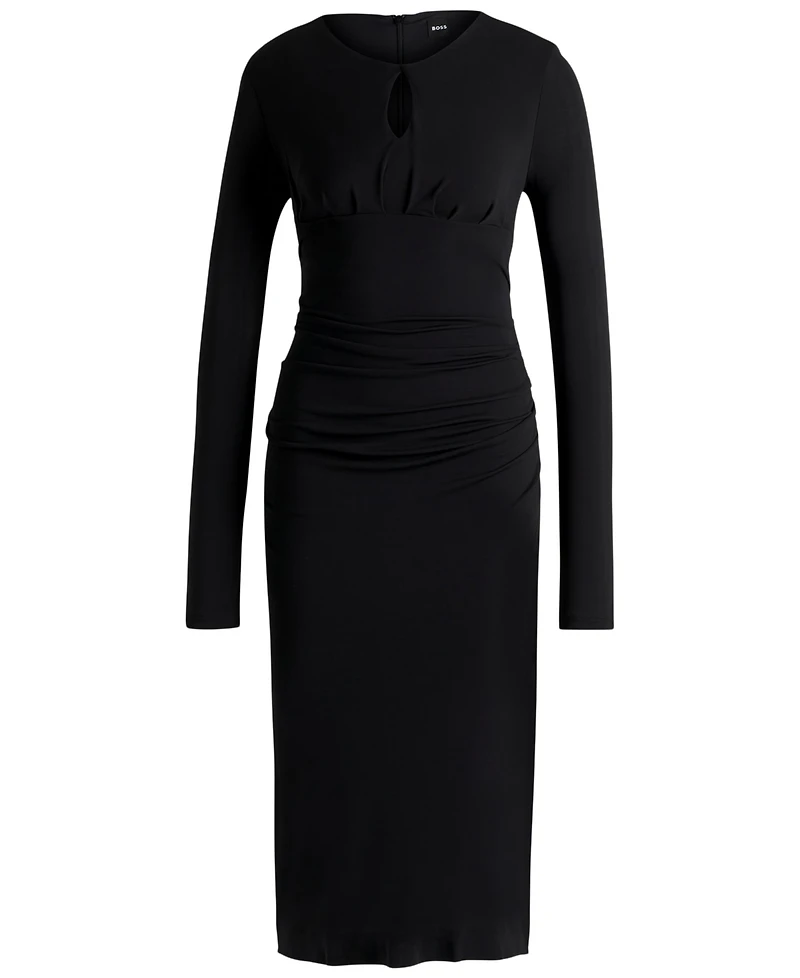Boss by Hugo Women's Keyhole Neckline Dress