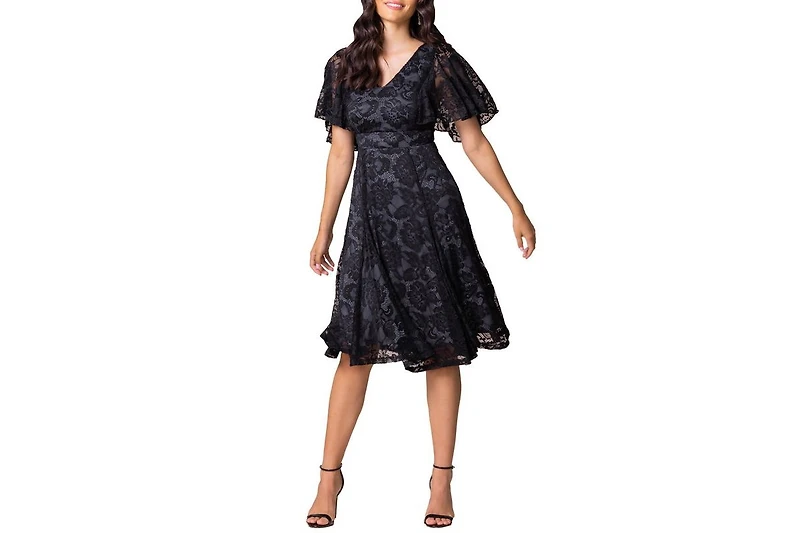 Kiyonna Women's Camille Lace Cocktail Dress