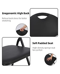 Gaomon Folding Chairs with Padded Seats