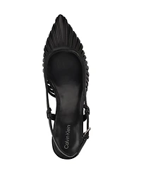 Calvin Klein Women's Movella Kitten Heel Slingback Pumps