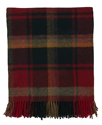 Prince of Scots Highland Tweeds Shetland Lambswool Throw, 55 " x 72"