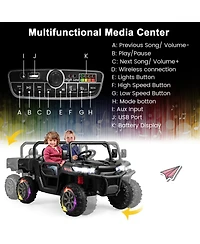 24V 2-Seater Ride-On Dump Truck – Remote