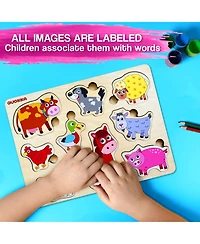 Quokka Wooden Puzzles for Toddlers 3-5 - Games for Children's Learning