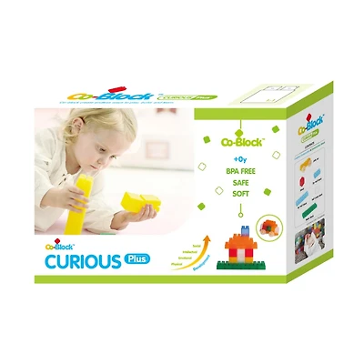 Co-Block Kproduct4u Curious Bpa-free Non-Toxic, Jelly Like Block Building Set for , 20 pieces