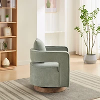 Streamdale Modern Comfy Swivel Accent Chair (Pale Green)