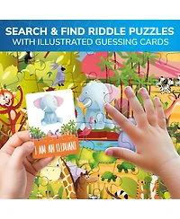 Quokka 70 Pieces Search & Find Riddle Kids Puzzles 4-6 Years Old