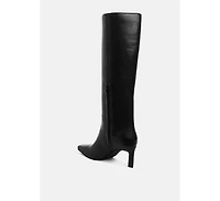 Syringa Kitten Heel Long Boots
