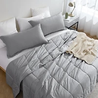 Menopleasing - Coma Inducer Oversized Cooling Comforter Set - Ultimate Gray