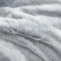 Peak of Cozy - Coma Inducer Oversized Comforter Set - Chevron Frosted Gray