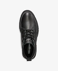 Karl Lagerfeld Paris Men's Tumbled Leather Chukka Boot