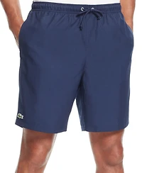 Lacoste Men's Diamante-Print 8" Sport Drawstring Shorts