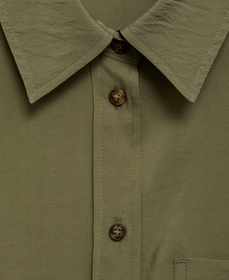 Mango Women's Pocket Modal Shirt