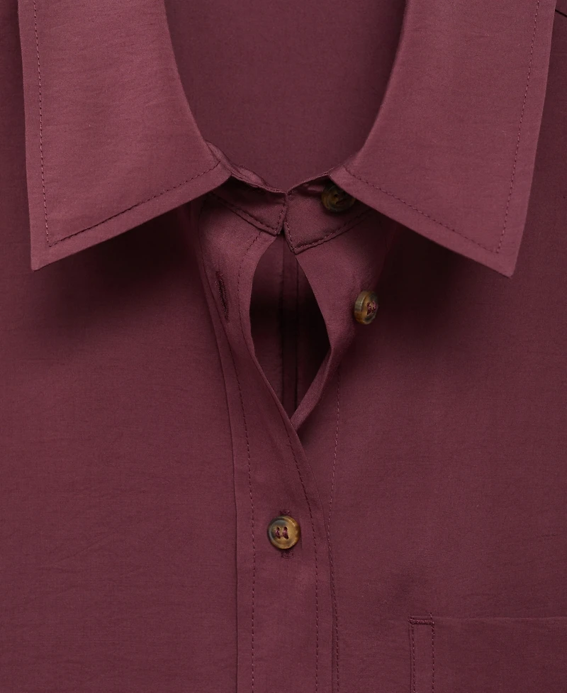 Mango Women's Pocket Modal Shirt