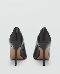 Mango Women's Leather Pumps
