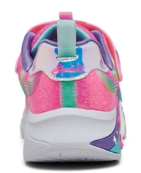 Skechers Little Girls S-Lights: Unicorn Chaser Stay-Put Closure Light-Up Casual Sneakers from Finish Line