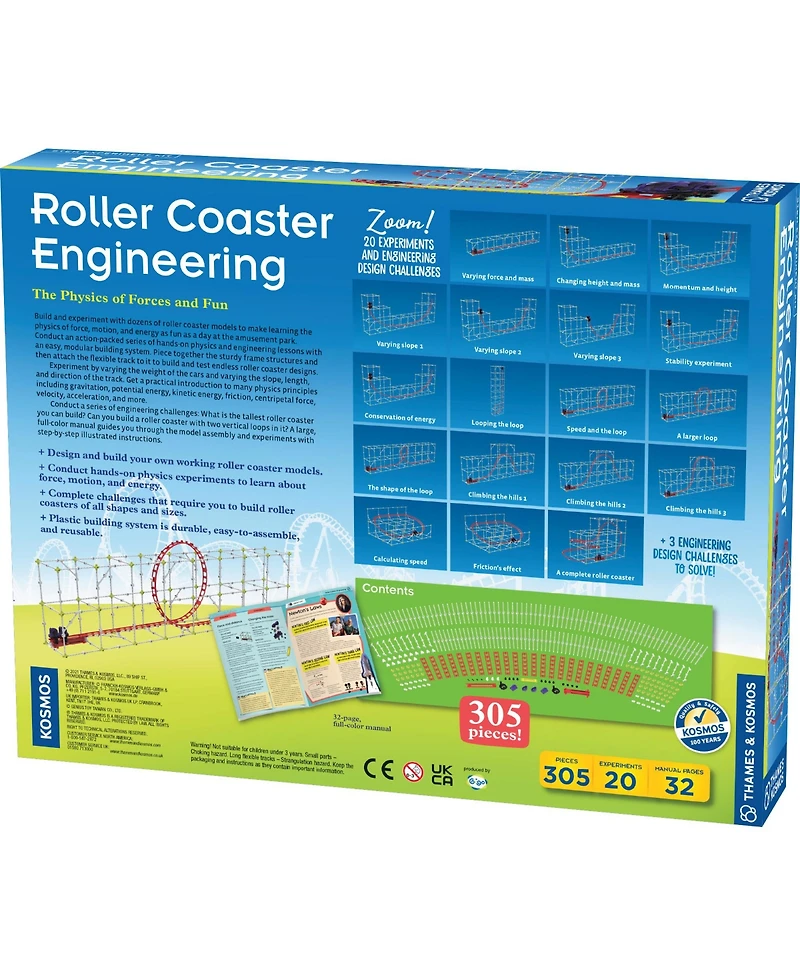 Thames & Kosmos Roller Coaster Engineering Set