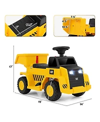 Hongge 6V Electric Licensed Caterpillar Construction Vehicle with One-Button Start