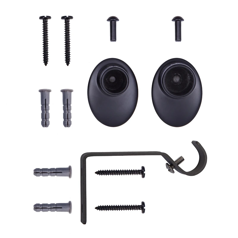 Lunar 5/8" Complete Blackout Room Darkening Wrap Rod