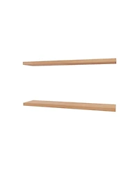 Fm Furniture Greer Floating Shelf in Melamine x2, Pine