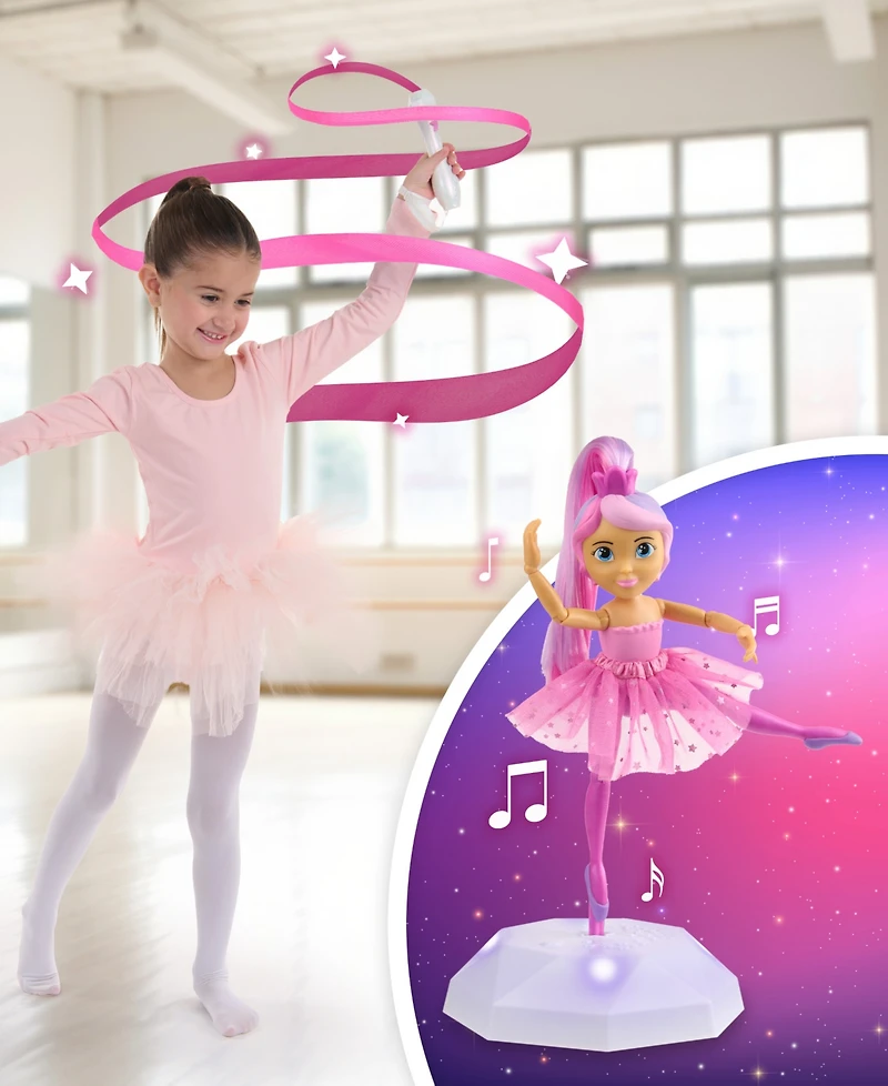Dancing Doll 9" Twirl Along With Magical Wand & Light Up Platform