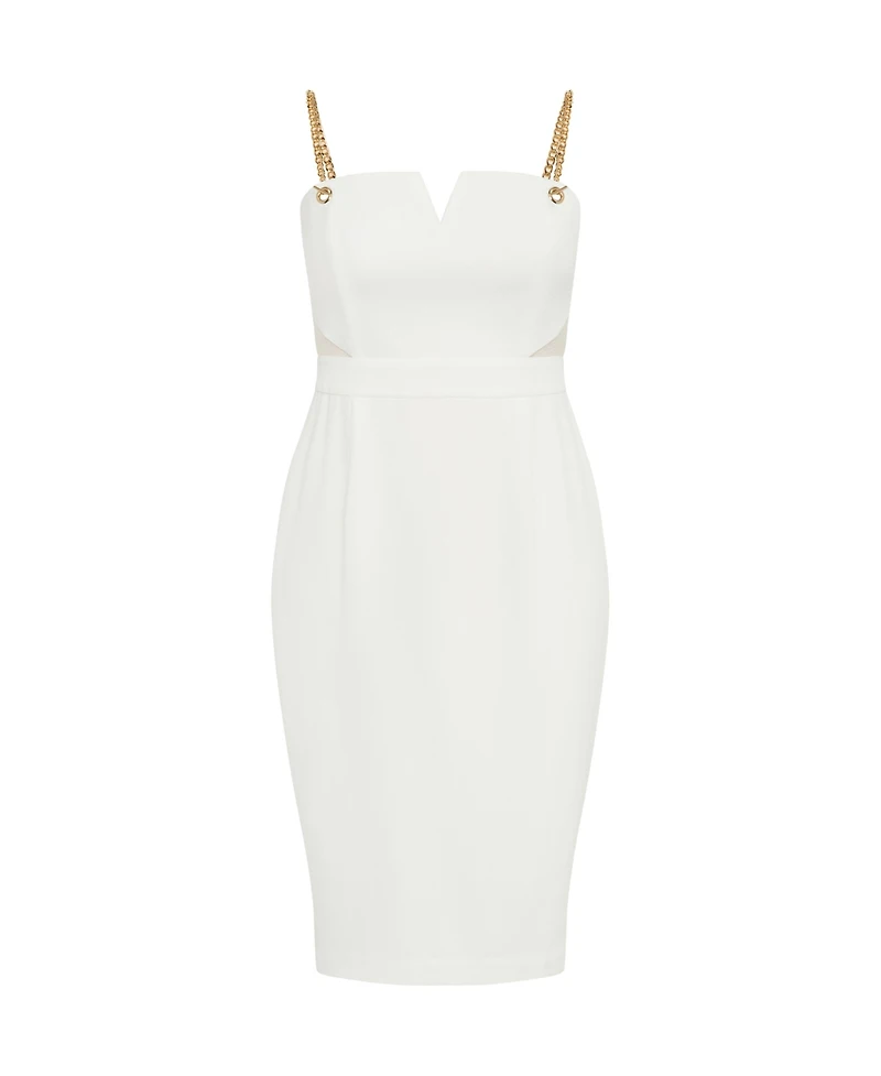 City Chic Plus Ann Chain Dress