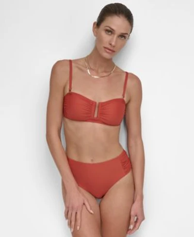 Dkny Womens Bandeau Bikini Top Bottoms