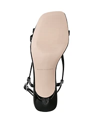 Marc Fisher Women's Danzy Bow Square Toe Dress Sandals