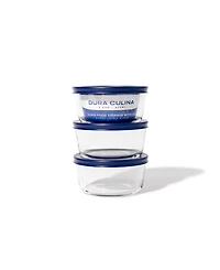 Dura Living -Piece Cup Round Food Storage and Meal Prep Container Set