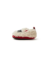 Dearfoams Baby Boys Bear Faux Shearling Closed Back Slipper