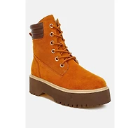 Parula High Ankle Suede Boots