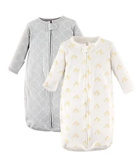 Hudson Baby Boys Unisex Cotton Full-Body Slumber Sack with Long Sleeves