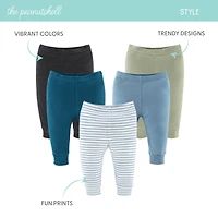 The Peanutshell Baby Boys Pants, 5-Pack Basics