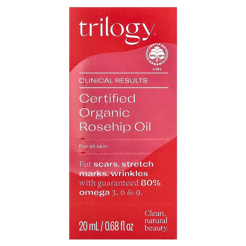 Trilogy Certified Organic Rosehip Oil
