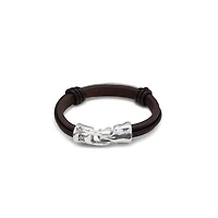 UNOde50 Central Tube Sterling Silver Metal Bracelet
