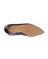Women's Piper- lizard Embossed Kitten Heel Boots