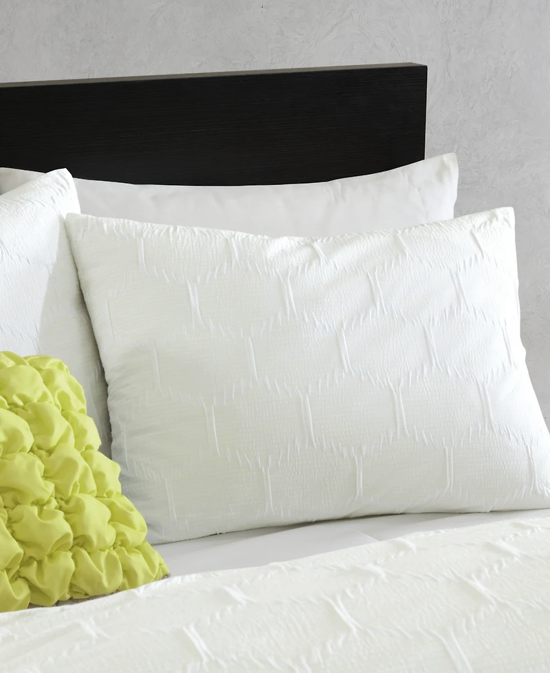 Dkny Modern Hexagon 3 Piece Duvet Cover Set, King