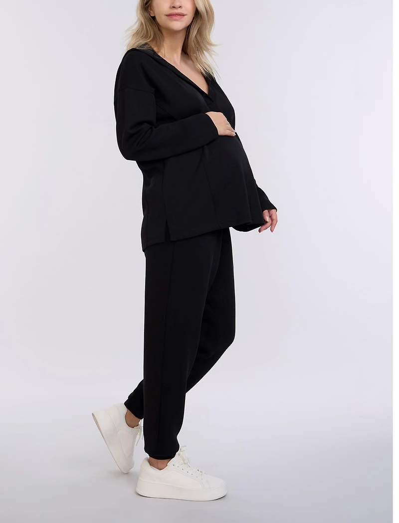 Motherhood Maternity Maternity Under the Belly Side Pockets Scuba Jogger - Motherhood