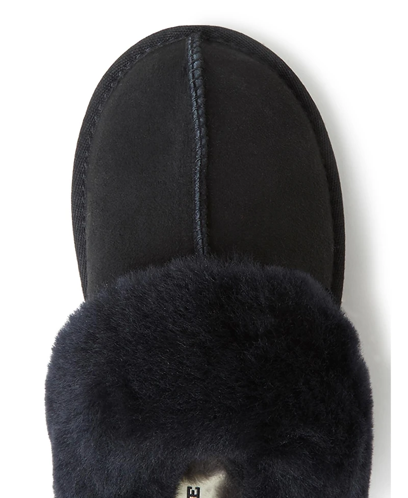 Fireside By Dearfoams Women's Sydney Genuine Shearling Scuff Slipper