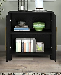 Hudson & Canal 28" Chabot Wide Rectangular Accent Cabinet