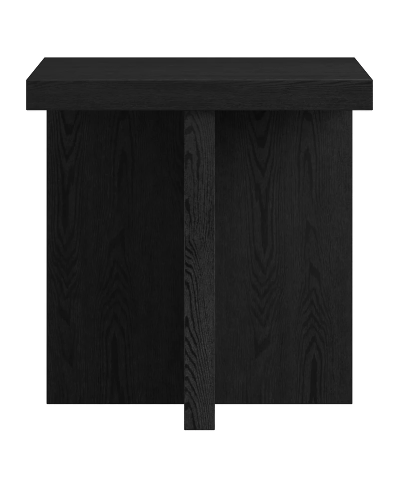 Hudson & Canal 22" Elna Wide Square Side Table