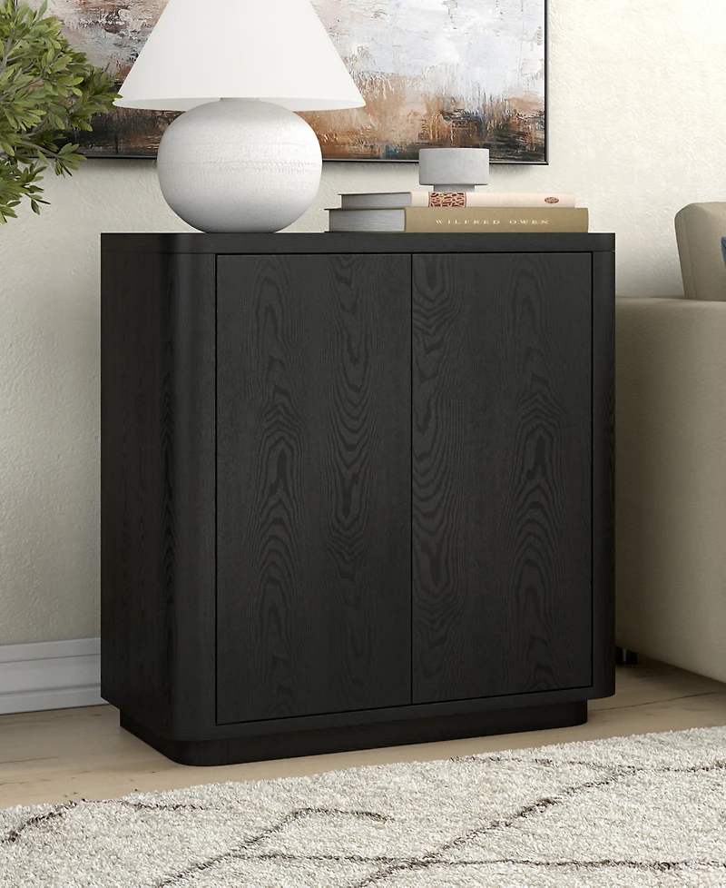 Hudson & Canal 32" Plympton Wide Rectangular Accent Cabinet