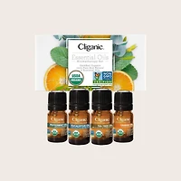 Organic Aromatherapy Set (Top 4 Essential Oils)